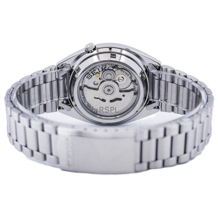 Montre homme Seiko 5 en acier inoxydable avec cadran gris et 21 rubis SNXS75K1 remise à neuf
