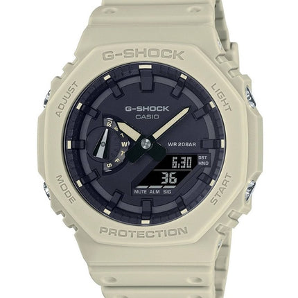 Montre Casio G-Shock Standard Analogique Numérique Bracelet Résine Cadran Noir Quartz GA-2100-5A 200M Homme Reconditionnée