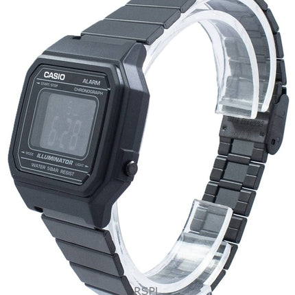 Montre unisexe Casio Illuminator Chronograph Digital Quartz en acier inoxydable B650WB-1B remise à neuf