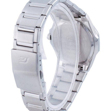 Montre homme Casio Edifice Slim Line analogique en acier inoxydable avec cadran noir et quartz EFR-S108D-1A 100M remise à neuf