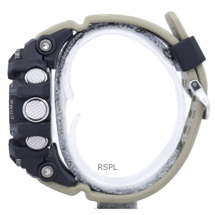 Montre homme Casio G-Shock Mudmaster analogique numérique à double capteur avec bracelet en résine et cadran noir à quartz GG-10