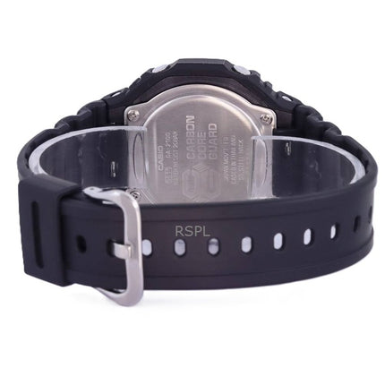 Montre homme Casio G-Shock analogique numérique avec accents néon et bracelet en résine, cadran noir, quartz GA-2100-1A3 200M, remise à neuf