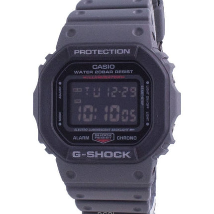 Montre unisexe Casio G-Shock Digital à quartz et bracelet en résine DW-5610SU-8 200M remise à neuf