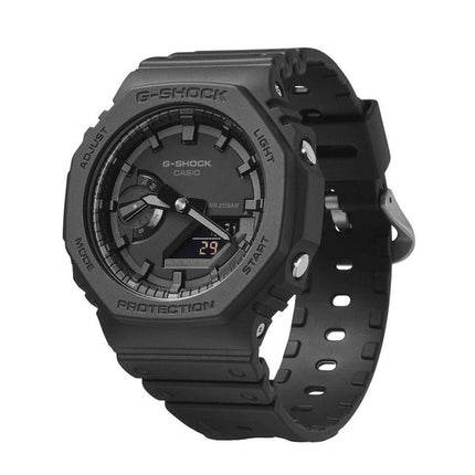 Montre homme Casio G-Shock analogique numérique à quartz avec bracelet en résine et cadran noir GA-2100-1A1 200M remise à neuf