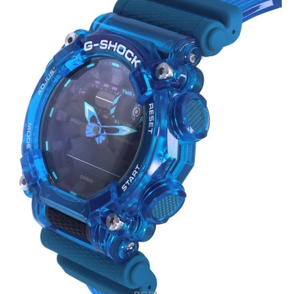 Montre homme Casio G-Shock analogique numérique à quartz avec bracelet en résine et cadran noir GA-900SKL-2A 200M remise à neuf