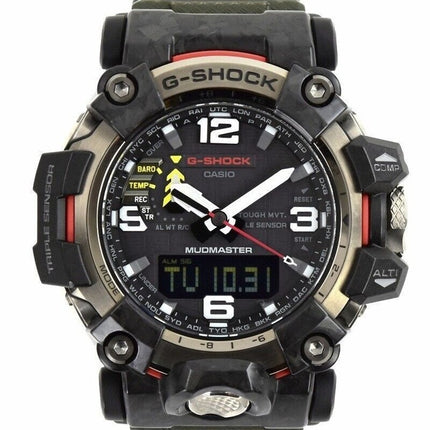 Montre analogique numérique Casio G-Shock Mudmaster reconditionnée avec bracelet en résine et cadran noir pour homme GWG-2000-1A3 200 M