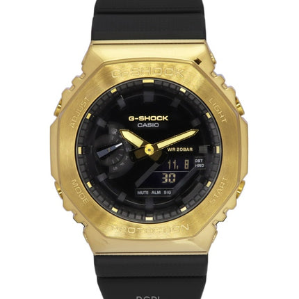 Montre homme Casio G-Shock analogique numérique à quartz avec bracelet en résine et cadran noir GM-2100G-1A9 200M remise à neuf