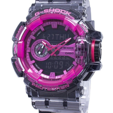 Montre homme Casio G-Shock analogique numérique à quartz avec bracelet en résine et cadran noir GA-400SK-1A4 200M remise à neuf