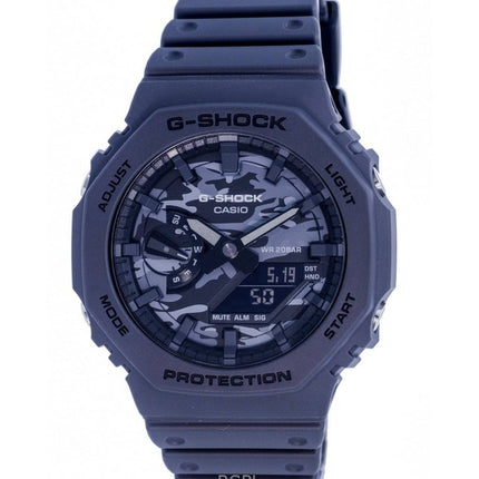 Montre homme Casio G-Shock analogique numérique à quartz avec bracelet en résine et cadran multicolore GA-2100CA-8A 200M remise à neuf