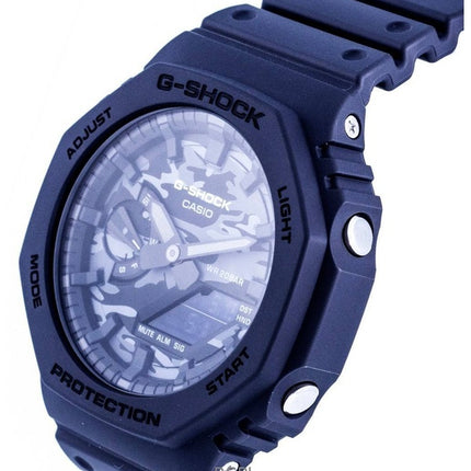 Montre homme Casio G-Shock analogique numérique à quartz avec bracelet en résine et cadran multicolore GA-2100CA-8A 200M remise à neuf