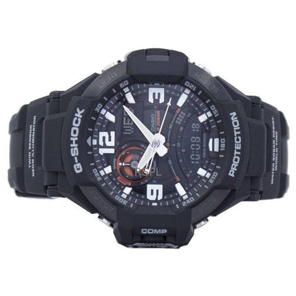 Montre homme Casio G-Shock analogique numérique à quartz avec bracelet en résine et cadran noir GA-1000-1A 200M remise à neuf