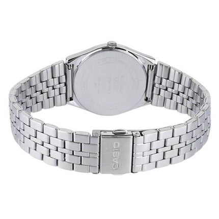 Montre analogique Casio Standard en acier inoxydable avec cadran turquoise et quartz MTP-B145D-2A1 pour homme remise à neuf