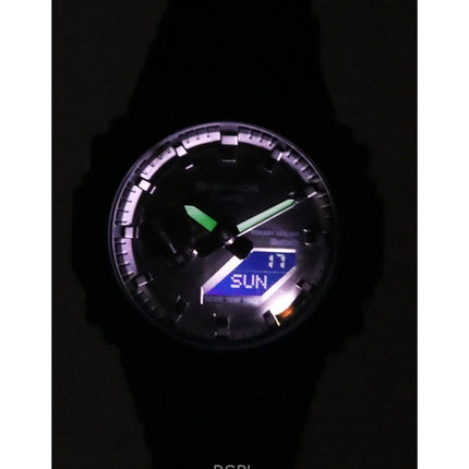 Montre pour homme Casio G-Shock Smartphone Link analogique numérique en résine avec cadran noir et bracelet solaire GA-B2100-1A1 200M