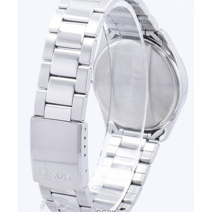 Montre analogique Casio MTP-1302D-7A1V pour homme, cadran blanc, acier inoxydable, quartz, remise à neuf