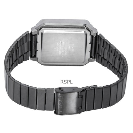 Montre unisexe Casio Vintage Digital en acier inoxydable à quartz A120WEGG-1B remise à neuf