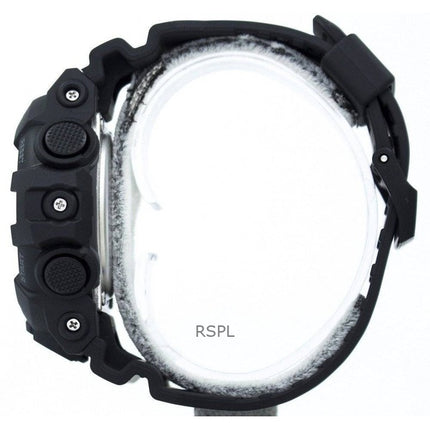 Montre analogique numérique Casio G-Shock GA-700-1B 200M pour homme avec bracelet en résine et cadran noir