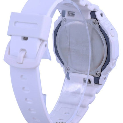 Montre femme Casio G-Shock analogique numérique à quartz avec bracelet en résine et cadran blanc GMA-S2100-7A 200M remise à neuf
