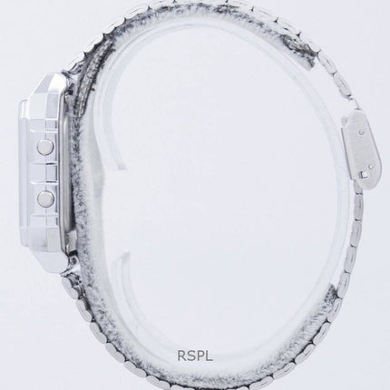 Montre à quartz numérique vintage Casio A500WA-7DF pour homme, en acier inoxydable, remise à neuf