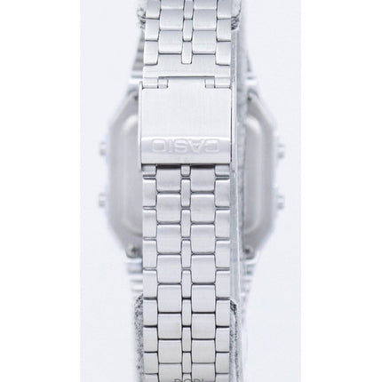 Montre à quartz numérique vintage Casio A500WA-7DF pour homme, en acier inoxydable, remise à neuf