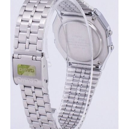 Montre à quartz numérique Casio A159WA-N1DF pour homme, en acier inoxydable, remise à neuf