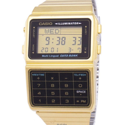 Montre homme Casio Digital Quartz DBC-611G-1DF reconditionnée en acier inoxydable