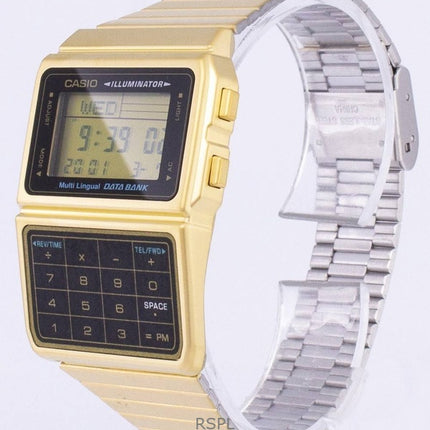 Montre homme Casio Digital Quartz DBC-611G-1DF reconditionnée en acier inoxydable