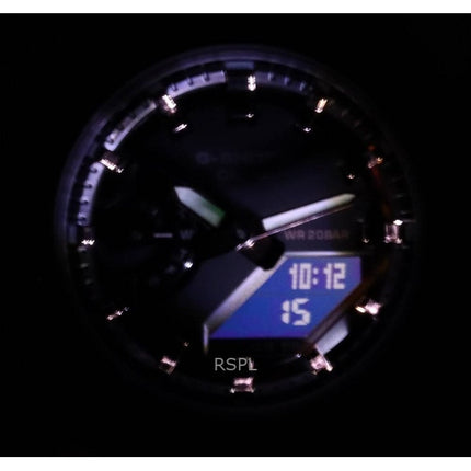 Montre femme Casio G-Shock analogique numérique à quartz, cadran noir, GMA-S2100-1A, 200 m, remise à neuf
