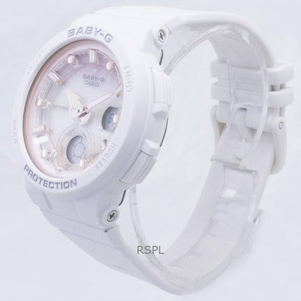 Montre femme Casio Baby-G, analogique, numérique, cadran blanc, quartz, BGA-250-7A2, 100 m, remise à neuf