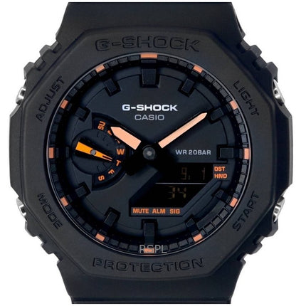 Montre homme Casio G-Shock GA-2100-1A4, analogique, numérique, cadran noir, quartz, 200 m, remise à neuf
