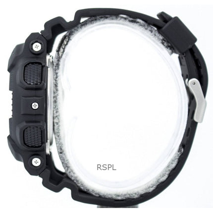 Montre homme Casio G-Shock Digital GD-100-1BDR à quartz, bracelet en résine, 200 m, remise à neuf