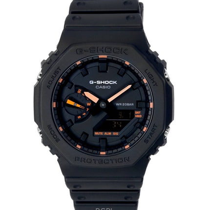 Montre homme Casio G-Shock GA-2100-1A4, analogique, numérique, cadran noir, quartz, 200 m, remise à neuf