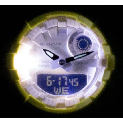Montre homme Casio G-Shock GMA-B800-9A, analogique, numérique, bracelet en résine, cadran blanc, quartz, 200 m, remise à neuf