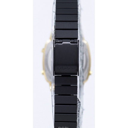 Montre femme Casio Vintage Digital en acier inoxydable à quartz LA670WEGB-1B remise à neuf