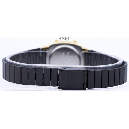 Montre femme Casio Vintage Digital en acier inoxydable à quartz LA670WEGB-1B remise à neuf