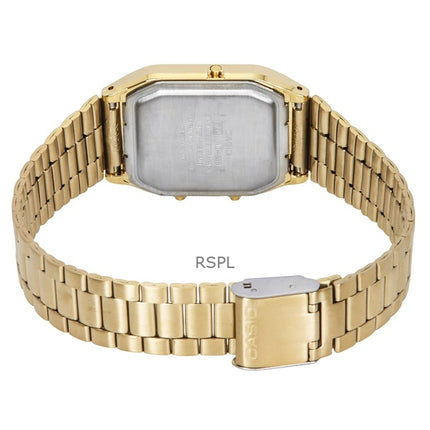 Montre homme Casio AQ-230GA-9DMQYES, analogique, numérique, cadran doré, quartz, remise à neuf
