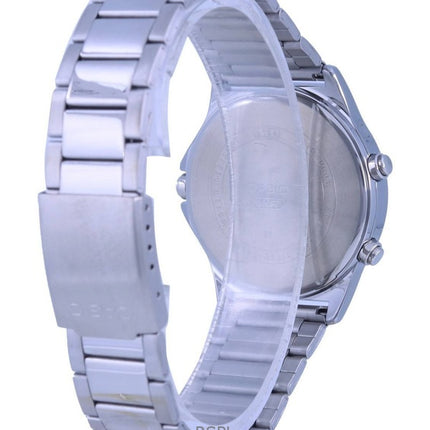 Montre homme Casio MTP-VC01D-1E, analogique, numérique, acier inoxydable, cadran noir, quartz, remise à neuf