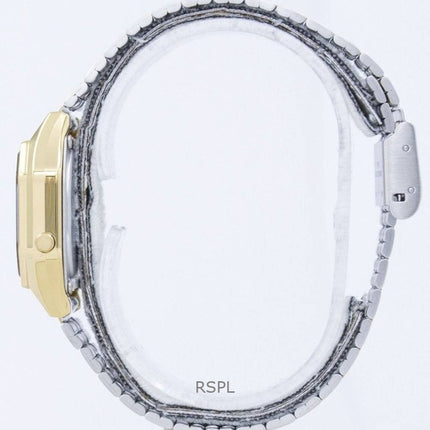 Montre femme Casio Digital en acier inoxydable à quartz LA680WGA-9DF remise à neuf