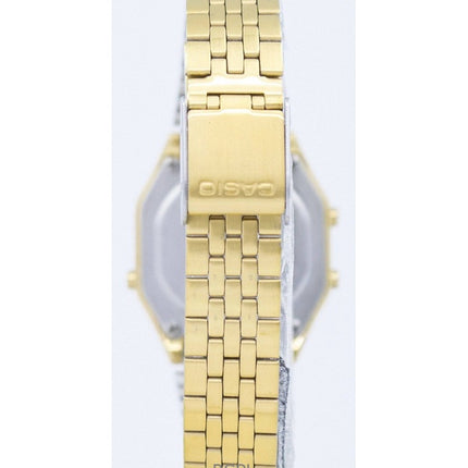 Montre femme Casio Digital en acier inoxydable à quartz LA680WGA-9DF remise à neuf