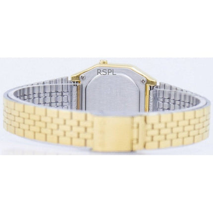 Montre femme Casio Digital en acier inoxydable à quartz LA680WGA-9DF remise à neuf