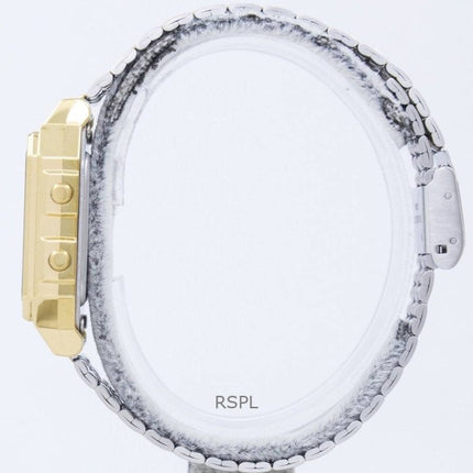 Montre homme Casio Digital Quartz A500WGA-9DF reconditionnée en acier inoxydable