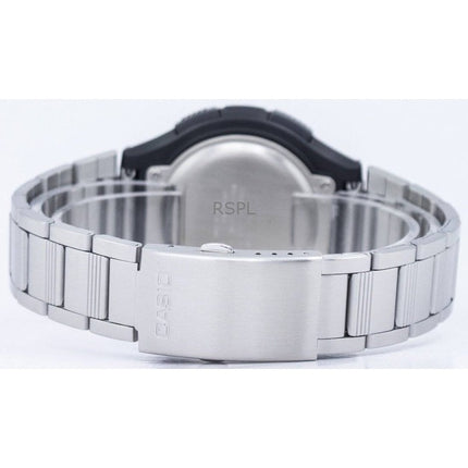Montre Casio Chronographe Heure Mondiale Analogique Numérique AQ-190WD-1AV pour Homme, remise à neuf