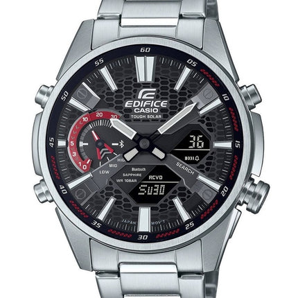 Montre homme Casio Edifice Smartphone Link analogique numérique Tough Solar ECB-S100D-1A 100 m remise à neuf