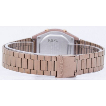 Montre Casio Digitale à quartz en acier inoxydable B640WC-5ADF pour homme, remise à neuf