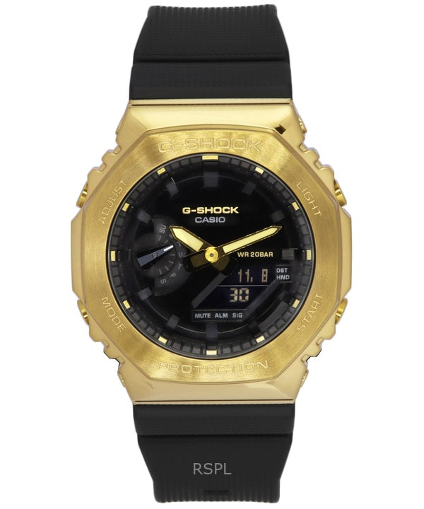 Montre homme Casio G-Shock GM-2100G-1A9, analogique, numérique, cadran noir, quartz, 200 m, remise à neuf