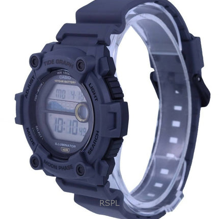 Montre homme Casio Youth Digital Tide Moon Phase Quartz WS-1300H-8AV 100 m remise à neuf
