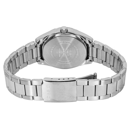Montre unisexe Casio UTP-1302PD-2A1V, cadran bleu, analogique, en acier inoxydable et à quartz.
