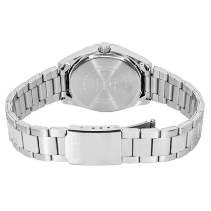 Montre unisexe Casio UTP-1302PD-7AV, cadran argenté, analogique, en acier inoxydable.