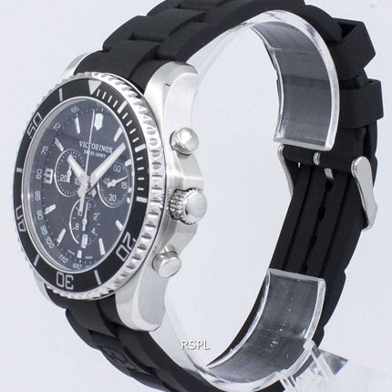 Montre Maverick Victorinox Swiss Army chronographe tachymètre Quartz 241696 homme