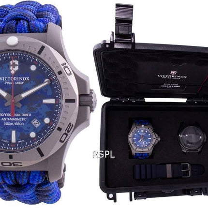 Montre Victorinox Swiss Army INOX Professional Diver Titane Anti-Magnétique 241813 Quartz 200M Montre Homme