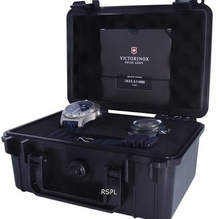 Montre pour homme Victorinox INOX Nylon Blue Dial Diver's Quartz 241843 200M